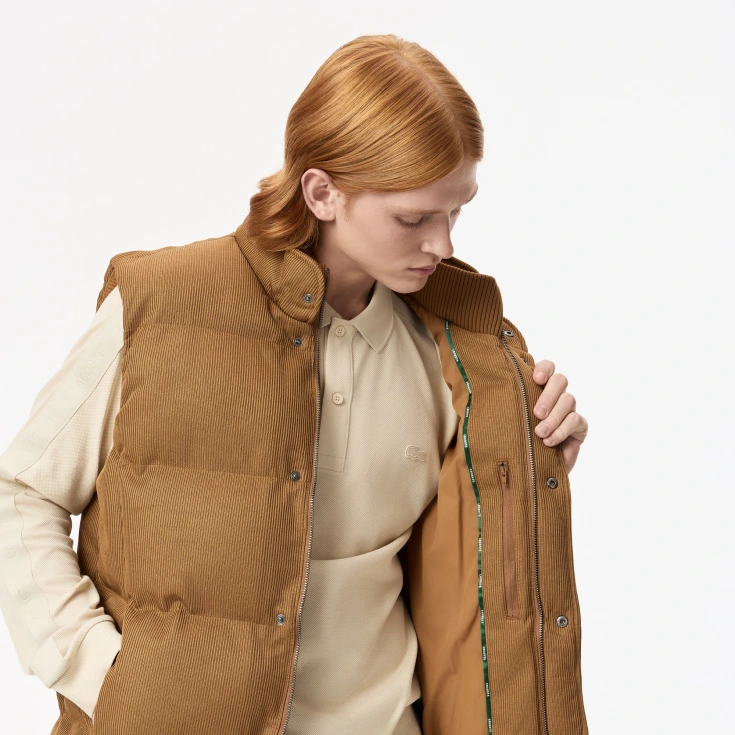 Мужская вельветовая куртка Lacoste