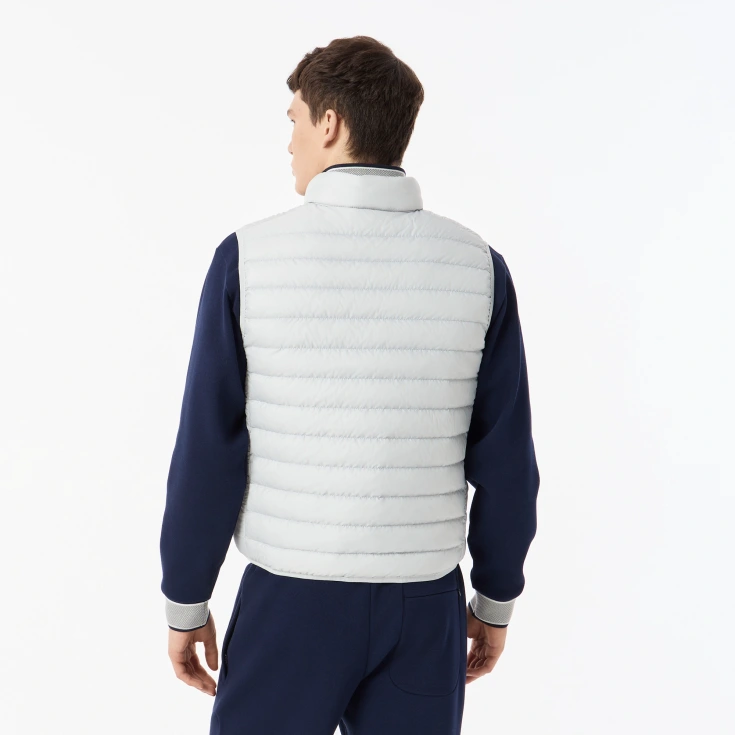 Мужской стёганный жилет Lacoste с высоким воротом