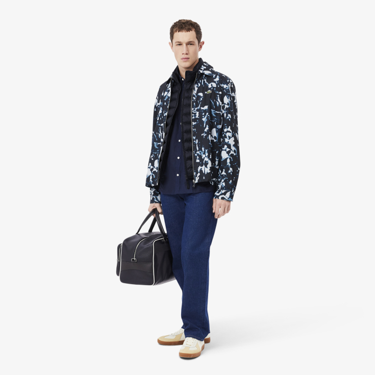 Мужской стёганный жилет Lacoste с высоким воротом