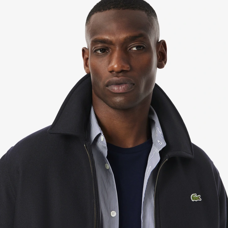 Мужская куртка-бомбер Lacoste из шерсти