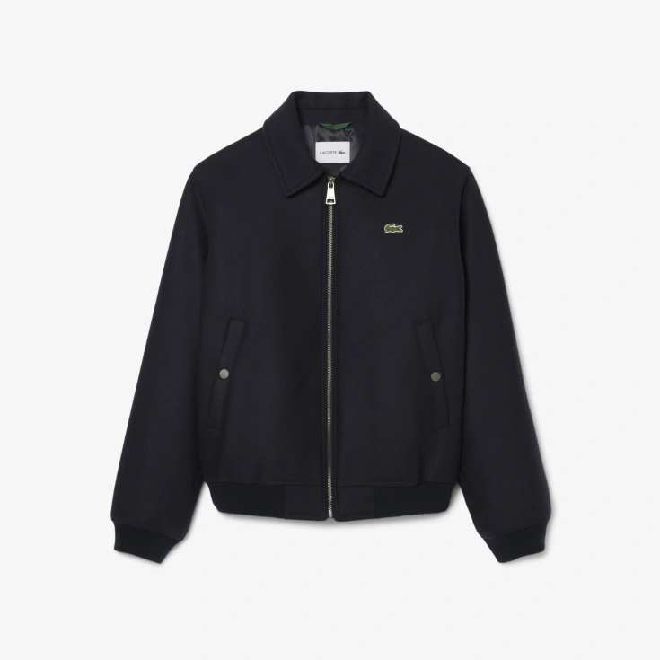 Мужская куртка-бомбер Lacoste из шерсти