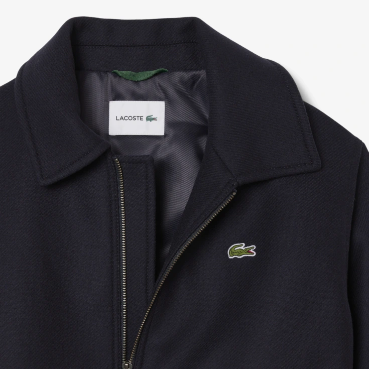 Мужская куртка-бомбер Lacoste из шерсти