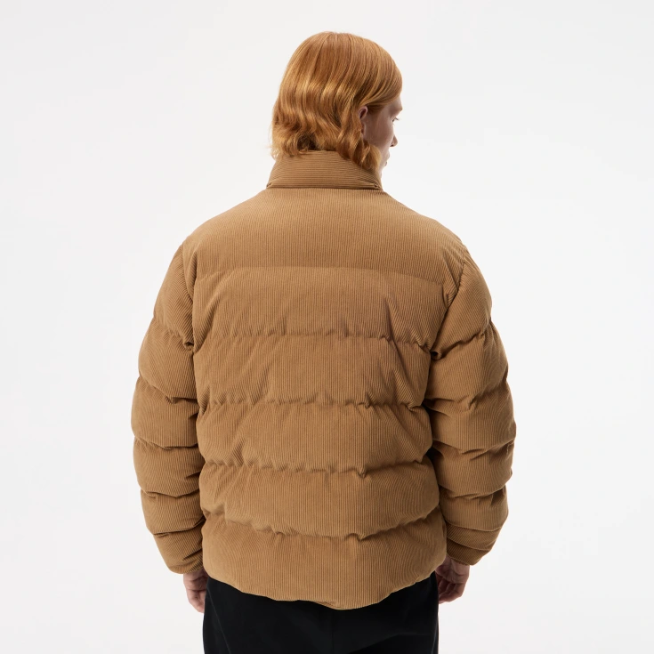 Мужская вельветовая куртка-пуховик Lacoste