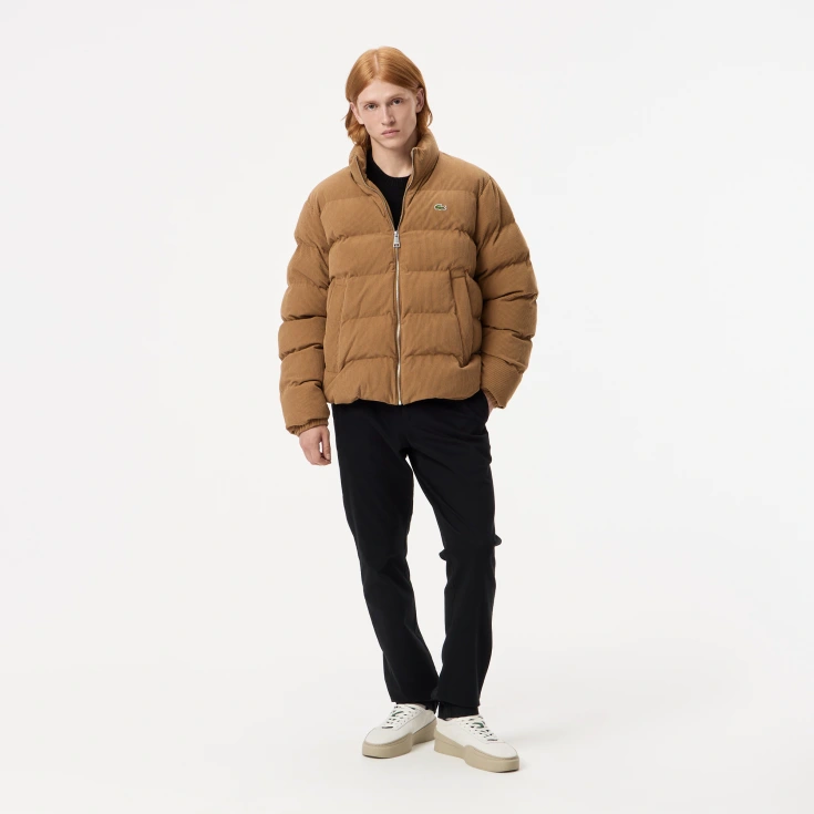 Мужская вельветовая куртка-пуховик Lacoste