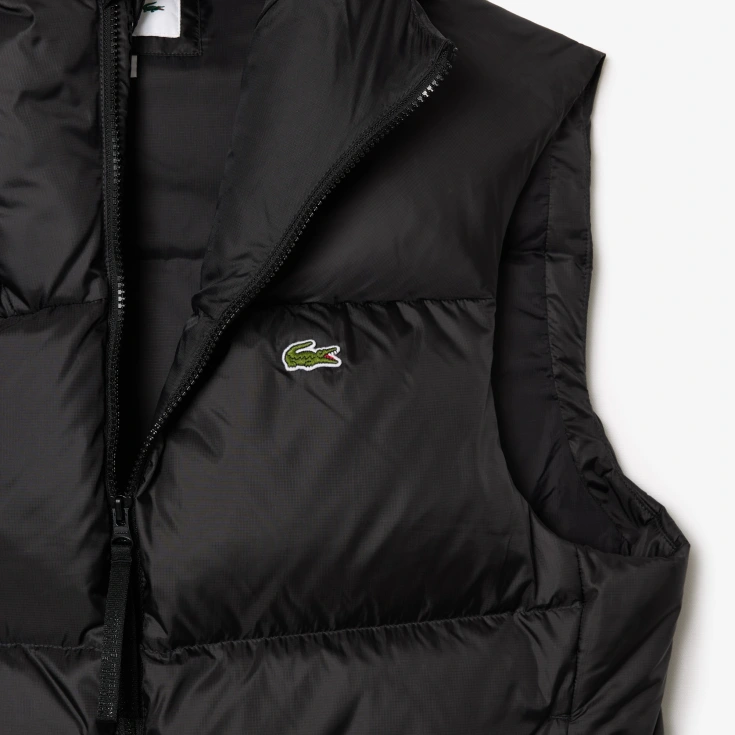 Мужской влагоотталкивающий жилет Lacoste с капюшоном