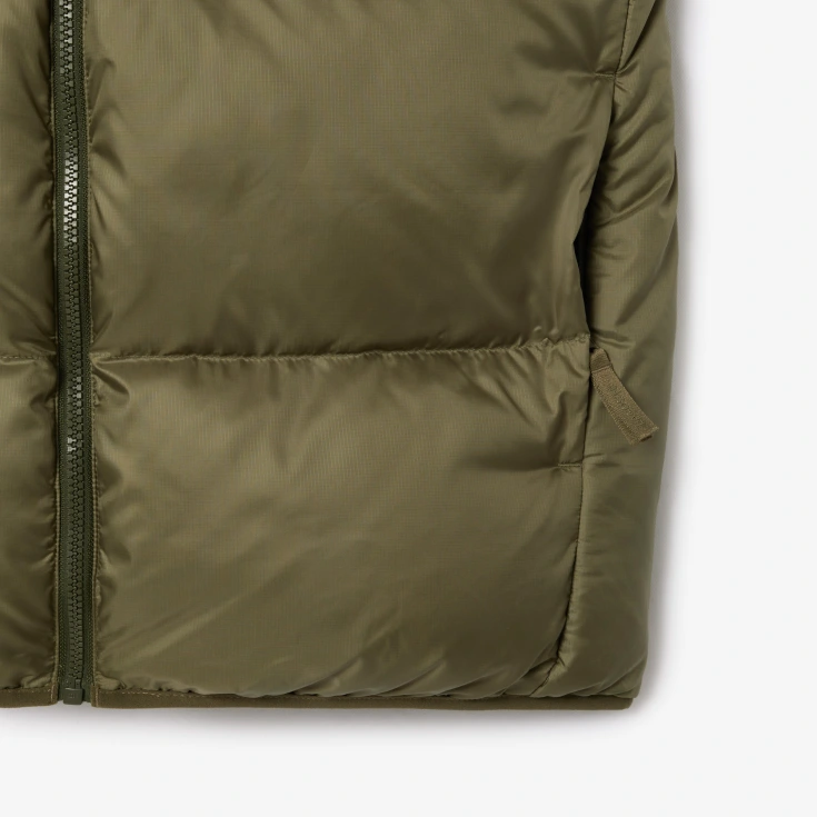 Мужской влагоотталкивающий жилет Lacoste с капюшоном