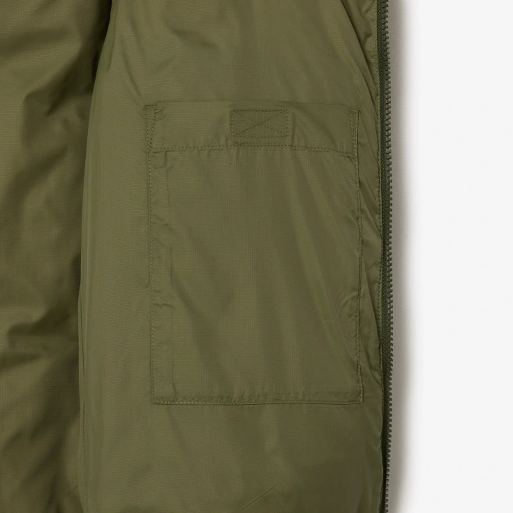 Мужской влагоотталкивающий жилет Lacoste с капюшоном