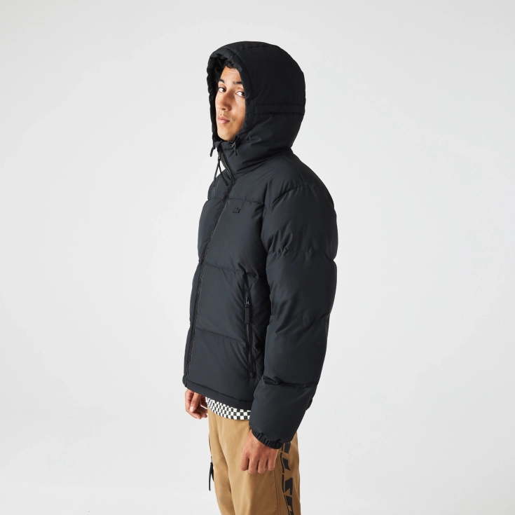 Мужская стеганая водоотталкивающая короткая куртка Lacoste