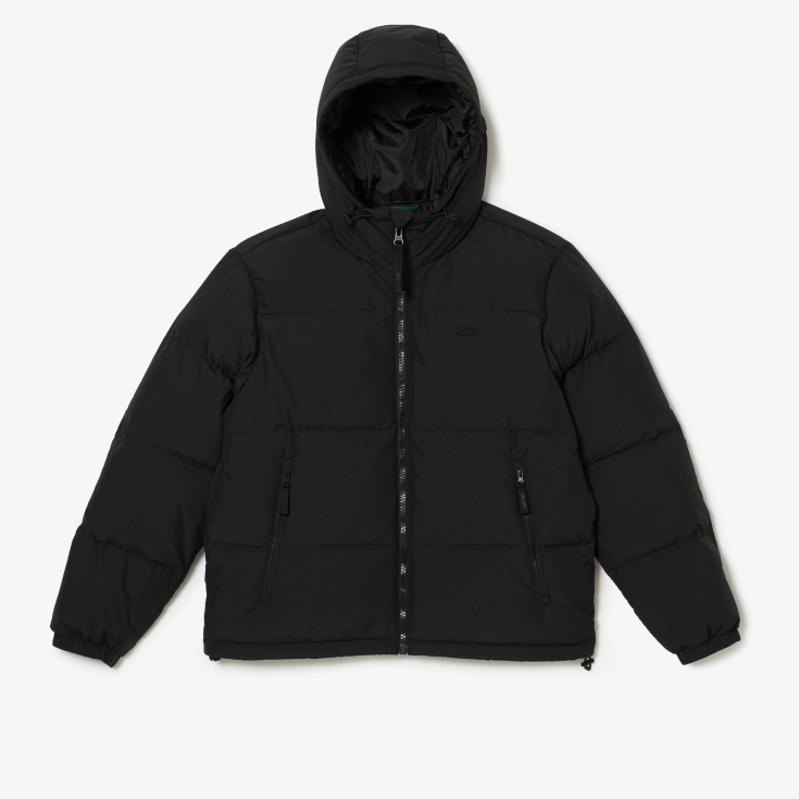 Мужская стеганая водоотталкивающая короткая куртка Lacoste