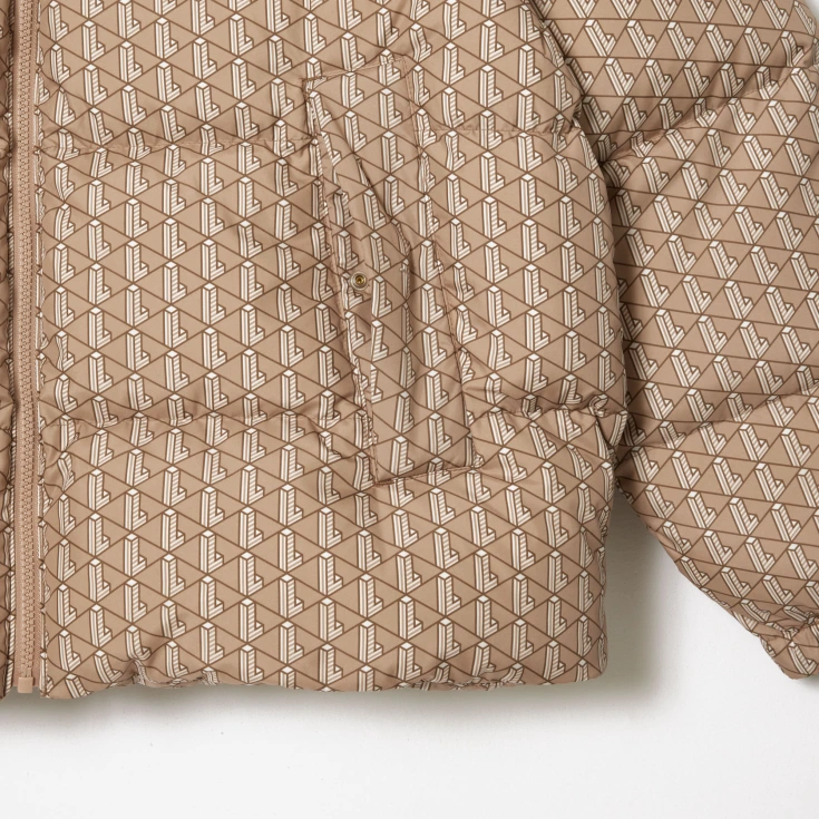 Мужской пуховик Lacoste Packaway с капюшоном