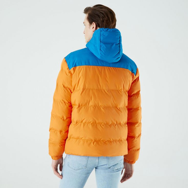 Мужской пуховик Lacoste с капюшоном