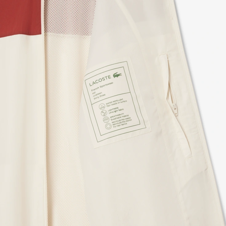 Мужская водоотталкивающая спортивная ветровка Lacoste