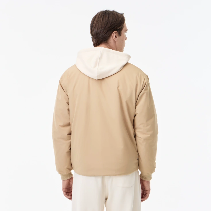 Мужская стеганая водоотталкивающая куртка-бомбер Lacoste