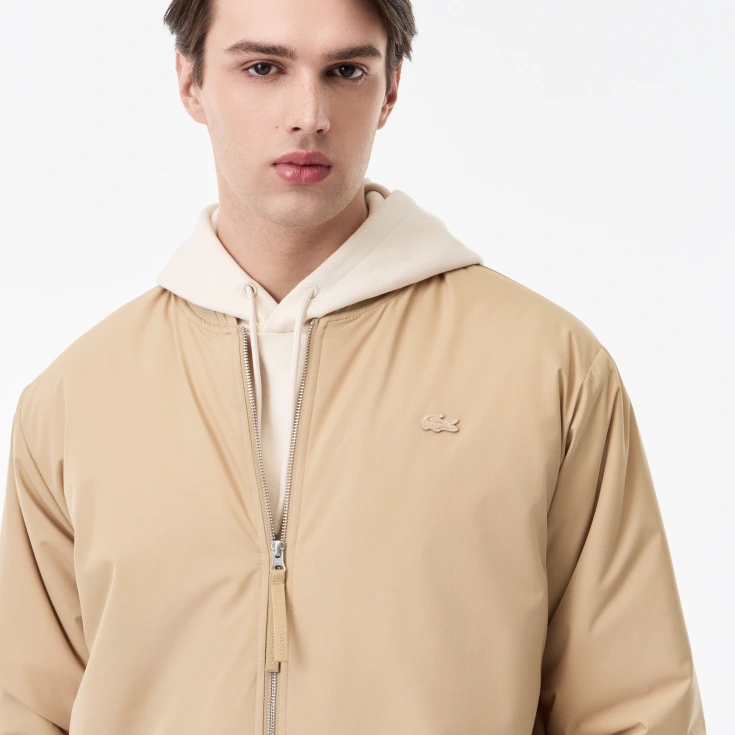 Мужская стеганая водоотталкивающая куртка-бомбер Lacoste