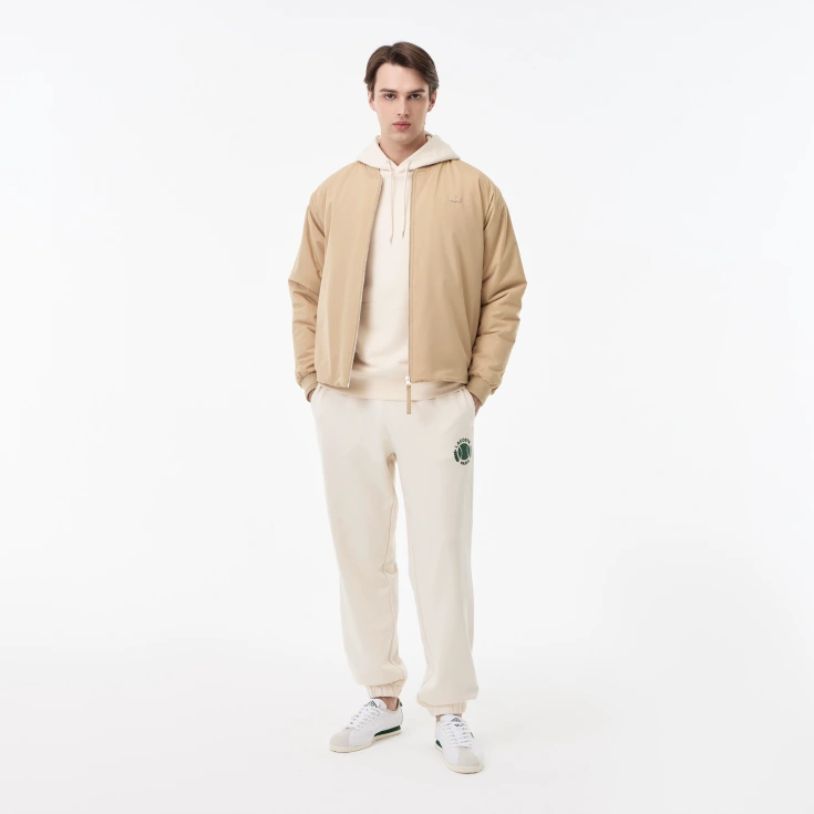 Мужская стеганая водоотталкивающая куртка-бомбер Lacoste