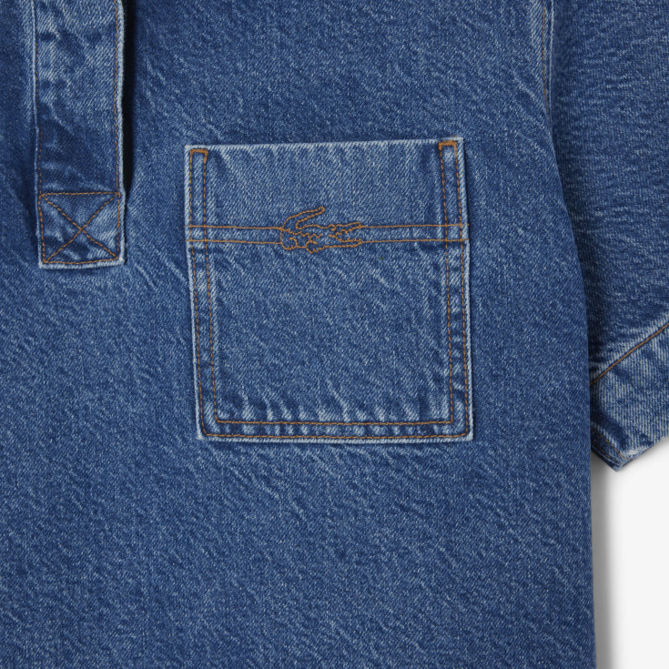 Женская рубашка-поло Lacoste Loose Fit из огранического хлопка