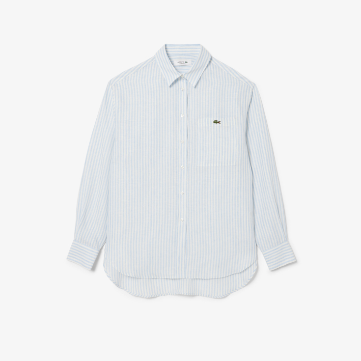 Женская рубашка Lacoste из льна