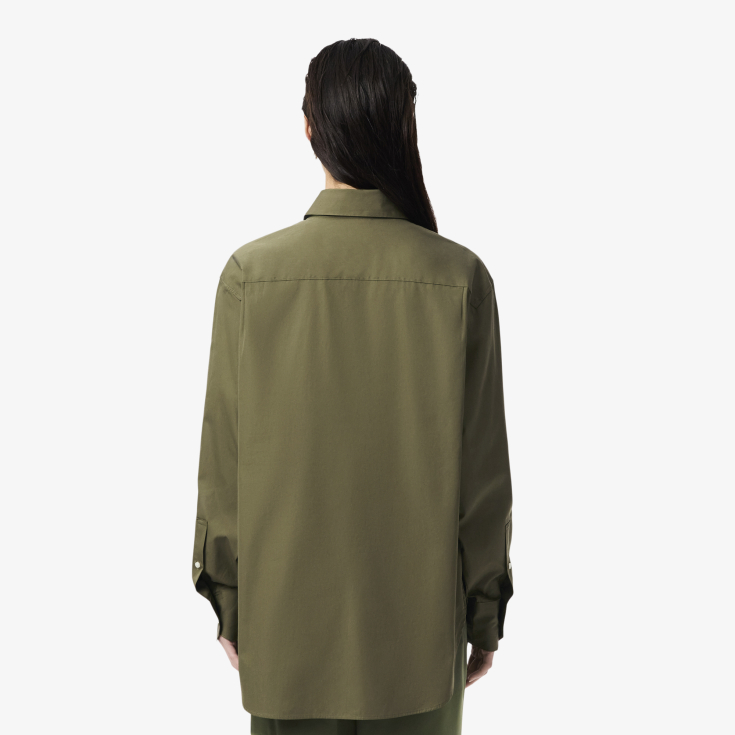 Женская рубашка Lacoste из хлопка