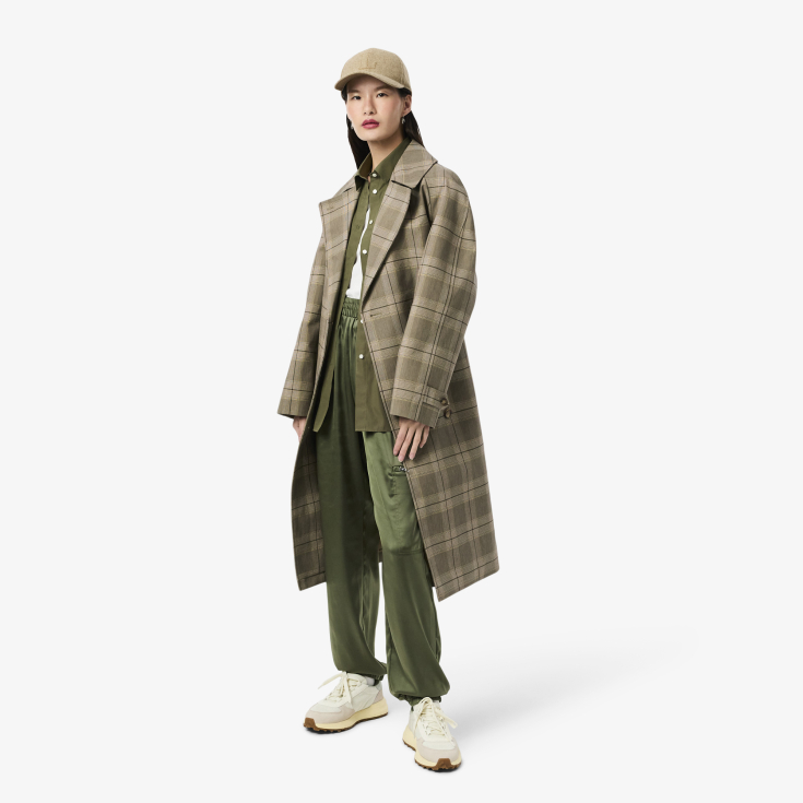 Женская рубашка Lacoste из хлопка