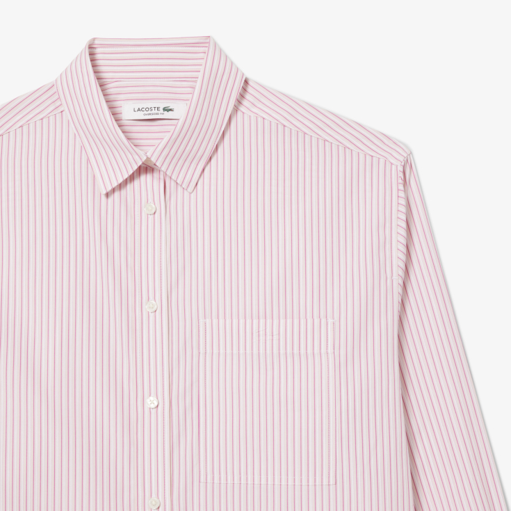 Женская рубашка Lacoste из хлопка