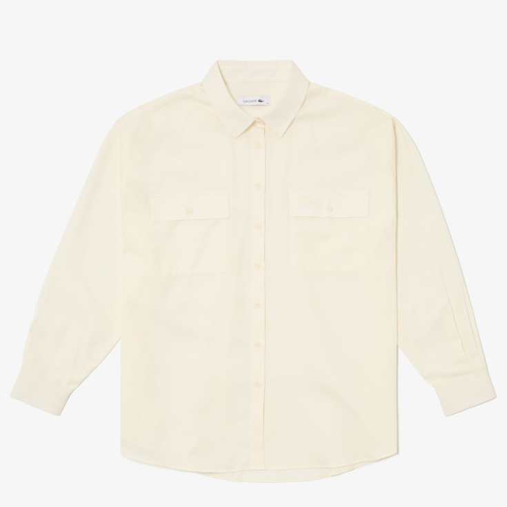 Женская рубашка Lacoste свободной посадки