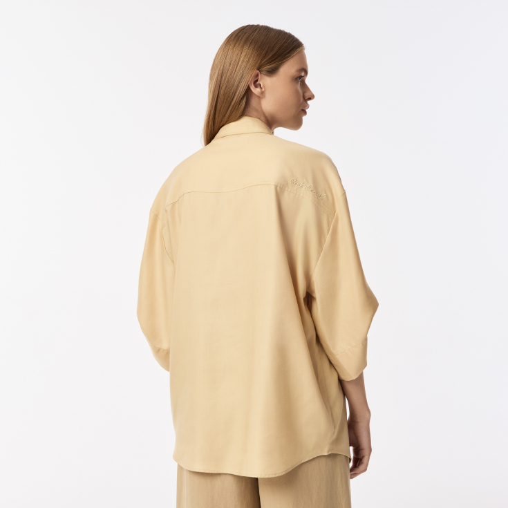 Женская рубашка Lacoste из тенселя