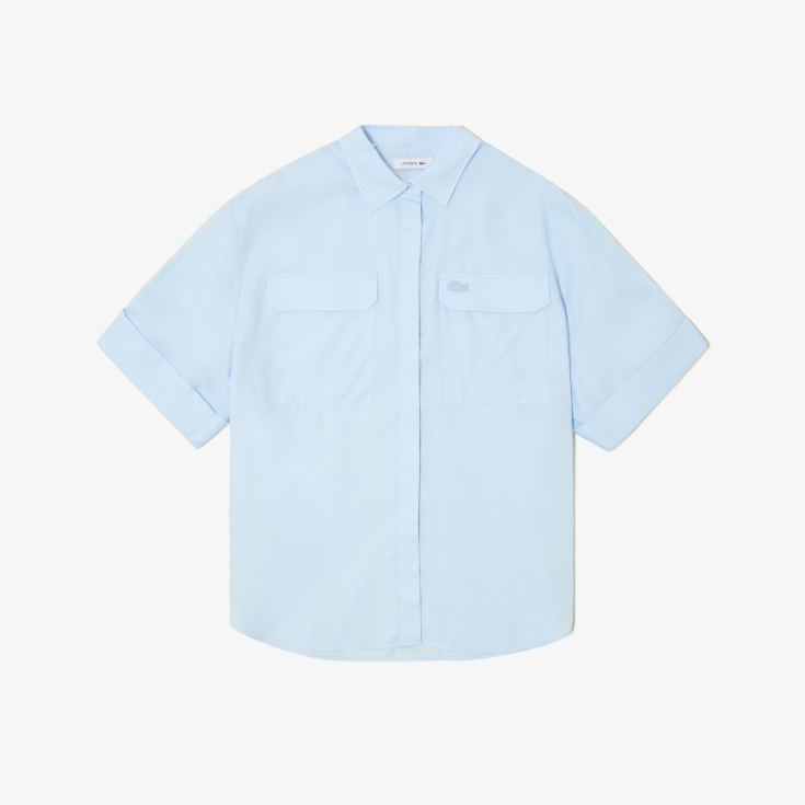 Женская рубашка Lacoste из тенселя