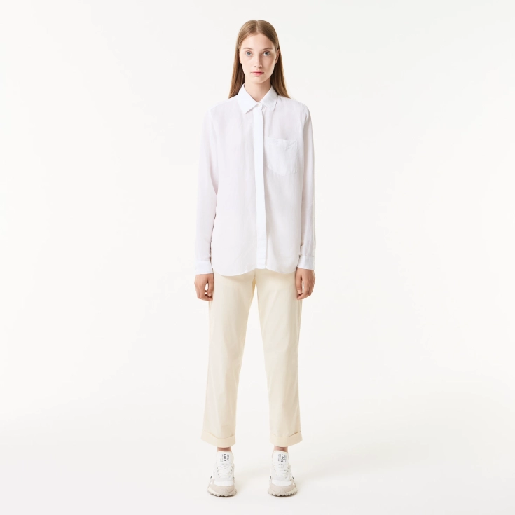 Женская лёгкая рубашка Lacoste