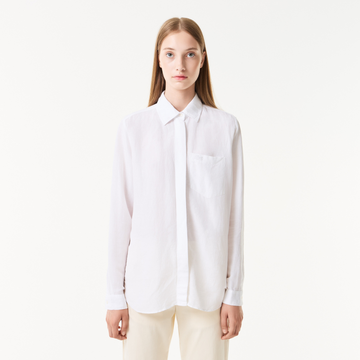 Женская лёгкая рубашка Lacoste