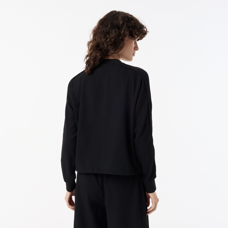 Женская рубашка Lacoste без ворот на кнопках