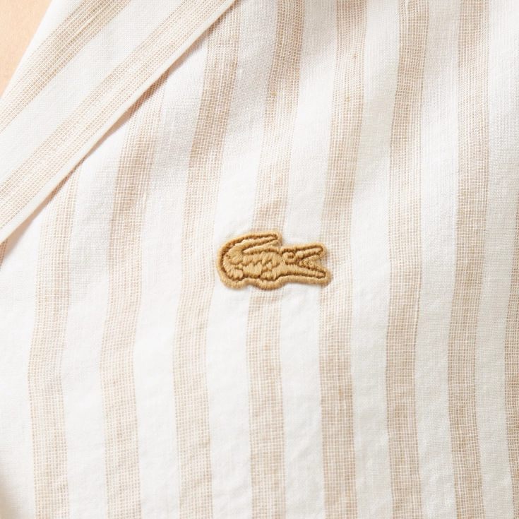 Женская рубашка Lacoste из смеси льна