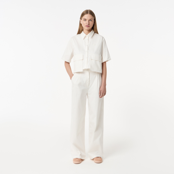 Женская рубашка Lacoste из эластичного хлопка