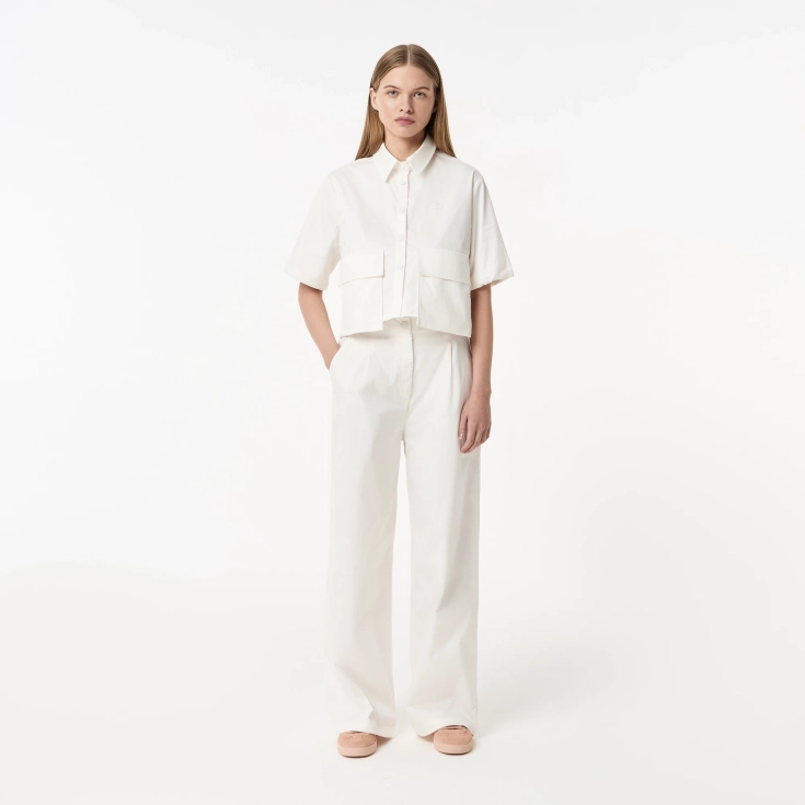 Женская рубашка Lacoste из эластичного хлопка