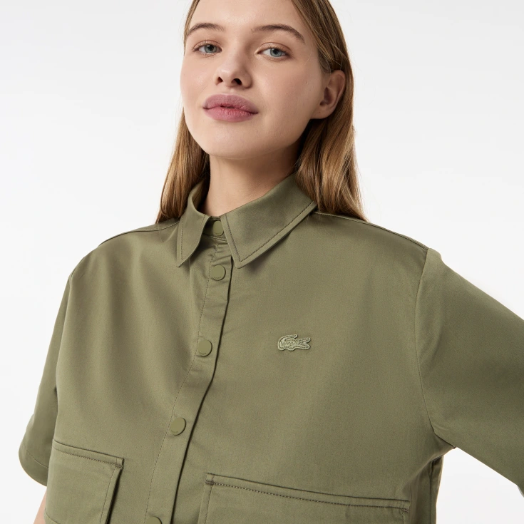 Женская рубашка Lacoste из эластичного хлопка