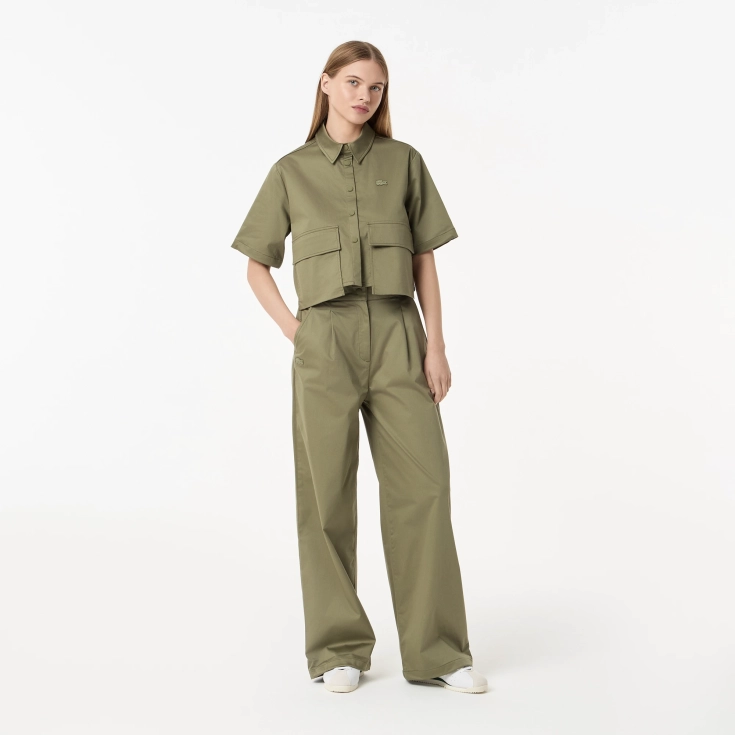 Женская рубашка Lacoste из эластичного хлопка