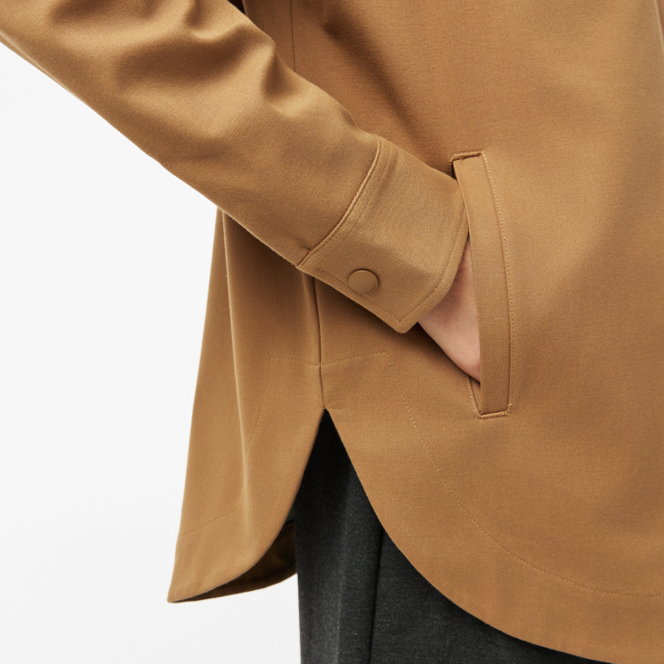 Женская рубашка Lacoste из смеси хлопка