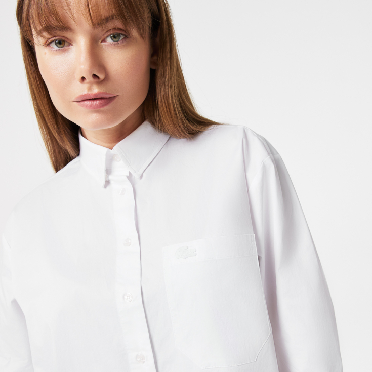 Женская рубашка Lacoste Oversized Fit