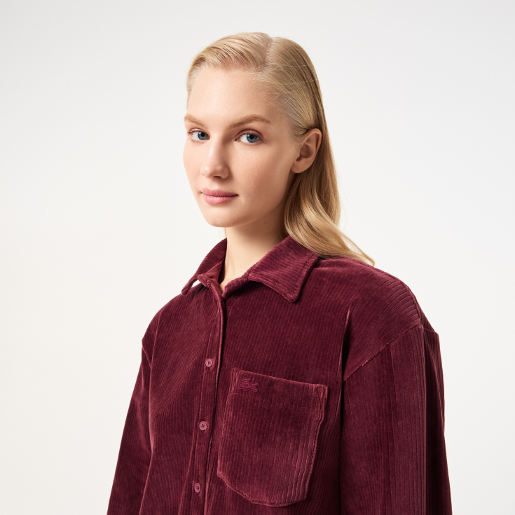 Женская рубашка Lacoste Loose Fit