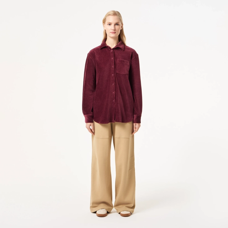 Женская рубашка Lacoste Loose Fit