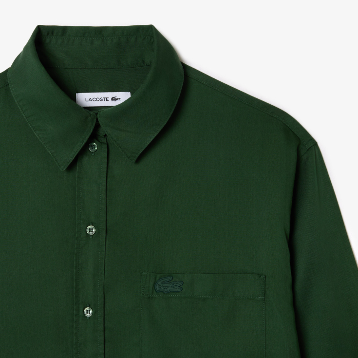 Женская рубашка Lacoste с нагрудным карманом