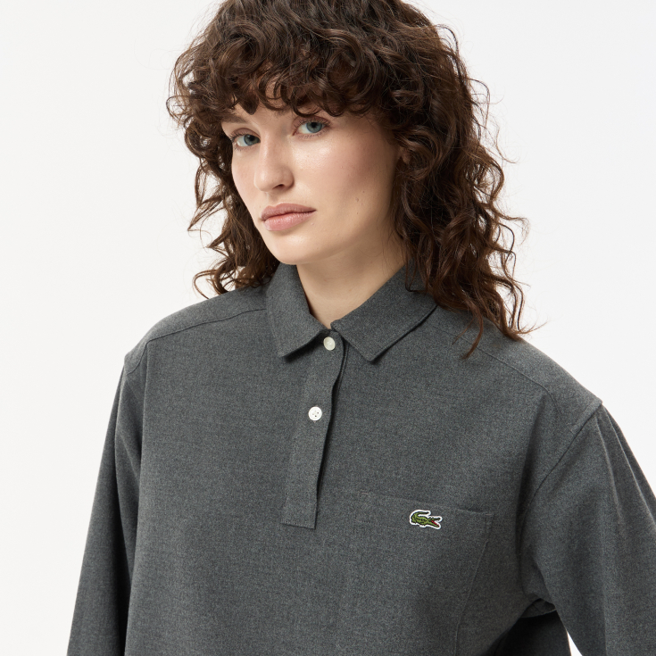 Женская рубашка Lacoste  OVERSIZE FIT