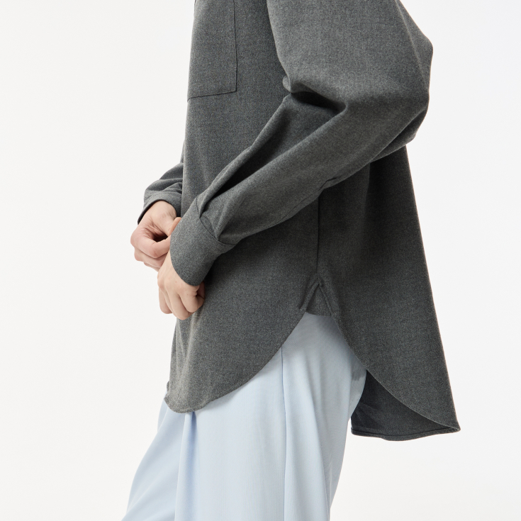 Женская рубашка Lacoste  OVERSIZE FIT