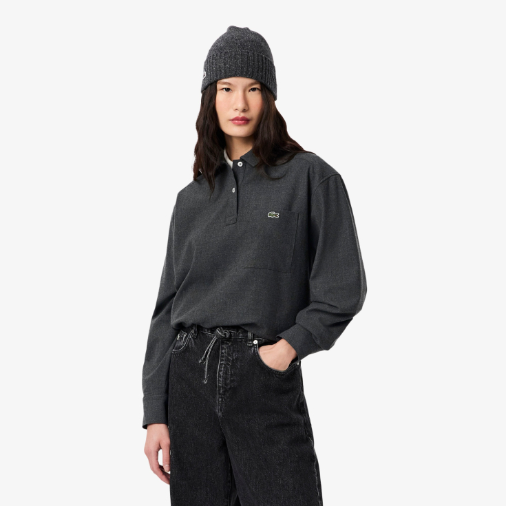 Женская рубашка Lacoste  OVERSIZE FIT