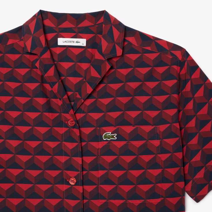 Женская рубашка Lacoste OVERSIZED