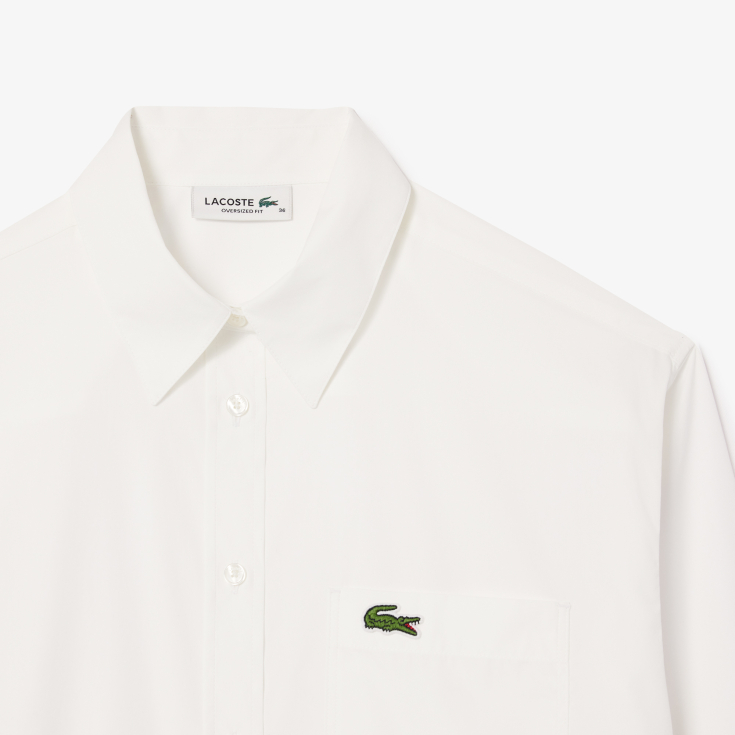 Женская хлопковая рубашка Lacoste