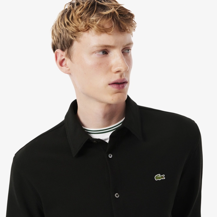 Мужская хлоповая рубашка Lacoste