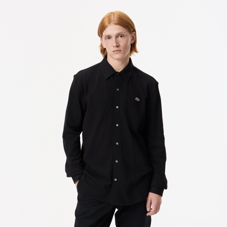 Мужская хлоповая рубашка Lacoste