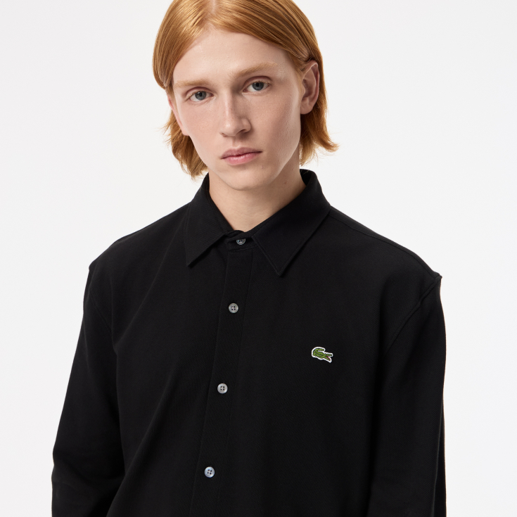 Мужская хлоповая рубашка Lacoste