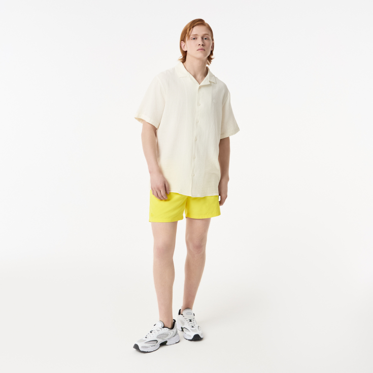 Мужская хлопковая рубашка Lacoste Loose Fit