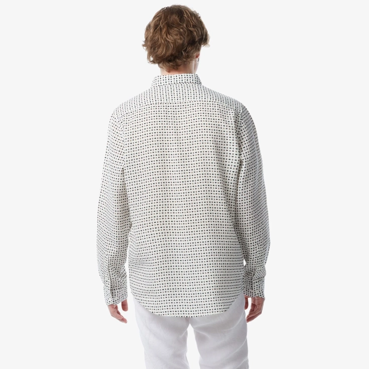 Мужская рубашка Lacoste из льна